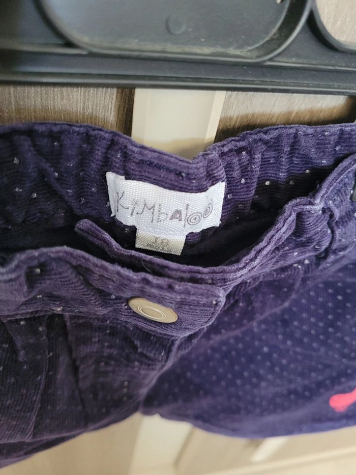 Short velours 18 mois - photo numéro 3