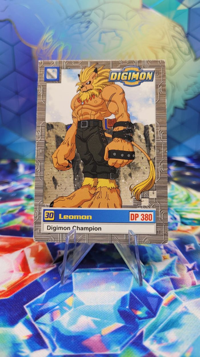 Carte Digimon Leomon 28/34 Édition Série TV