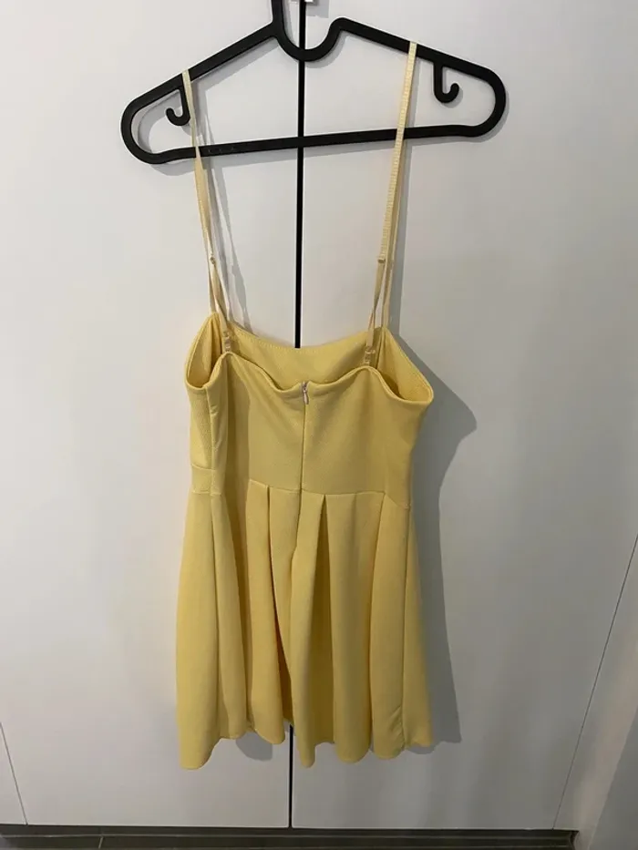 Robe à bretelles courtes jaune femme appel’s M/L - photo numéro 2
