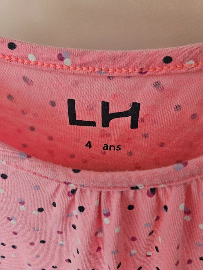 Robe rose à pois - photo numéro 2