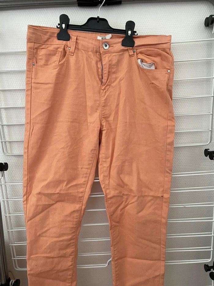 Pantalon jean corail