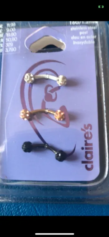 Lot de 3 boucles d’oreille