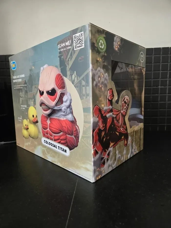 Tubbz xl: L’Attaque des Titans - Titan Colossal Grande Figurine De Canard en Cosplay De Collection - photo numéro 4