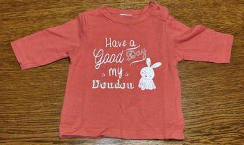 T shirt imprimé 1 mois