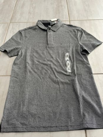 Polo homme gris