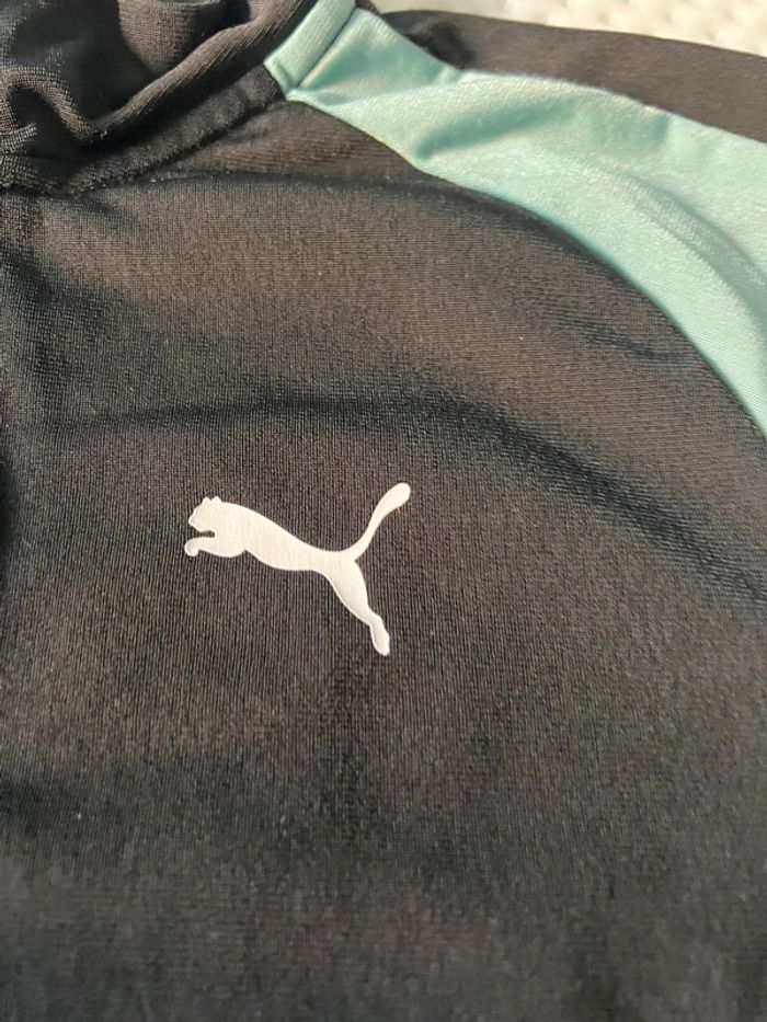 Gilet bleu et noir puma garçon - photo numéro 3