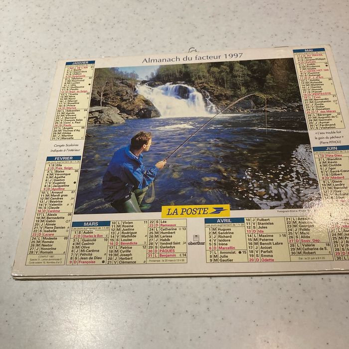 Calendrier 1997 identique à 2025 - photo numéro 2