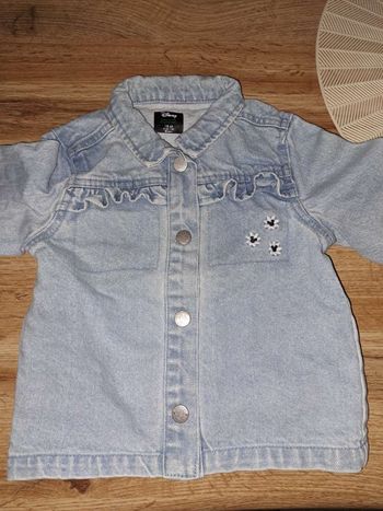 Veste en jean minnie