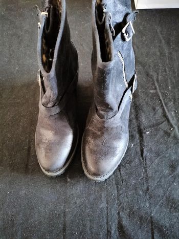 Bottines compensées noir à enfiler 40 boutique indépendante