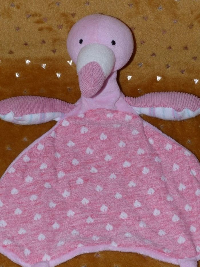 Doudou plat flament rose Lulu Flamingo Jellycat 🦩tbe - photo numéro 2