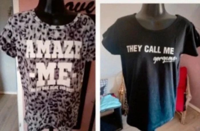 Lot 2 tee shirt taille S - photo numéro 2