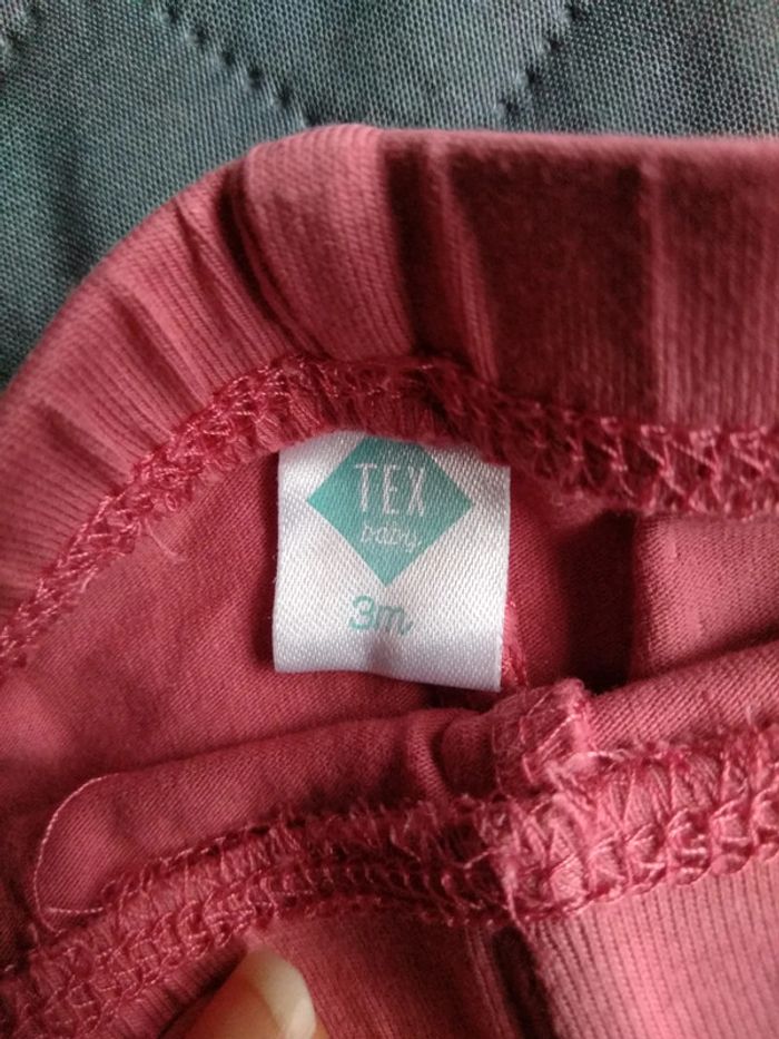 4 leggings ( 2 marque tex dont 1 neuf, 1 marque brioche et 1 marque dpam), taille 3 mois - photo numéro 9