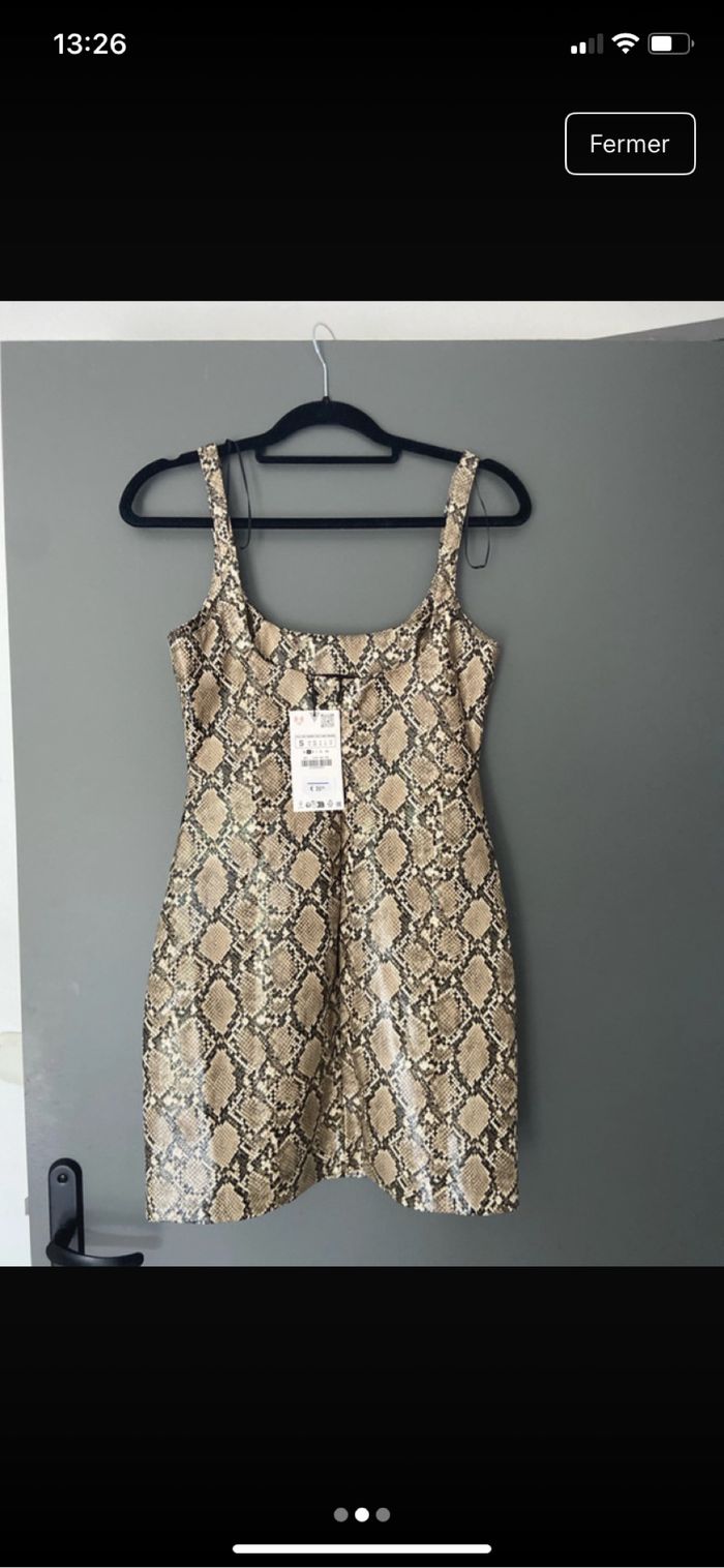 Robe Zara python - photo numéro 2