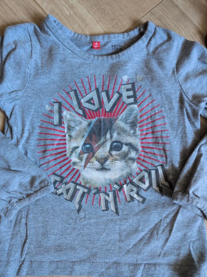 Tee shirt manches longues 4 ans - photo numéro 2