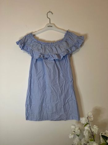 Robe bleu ciel stradivarius
