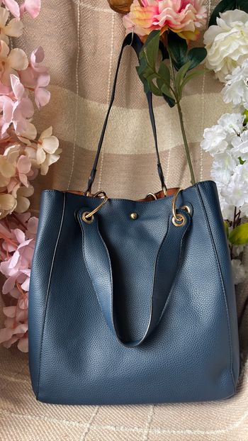 Sac à main bleu nuit neuf chic & modulable coup de cœur assuré