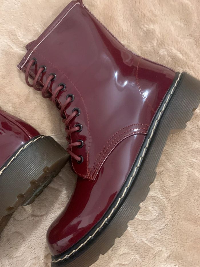 Bottines confortable bordeaux femme 🍭🍭 - photo numéro 5