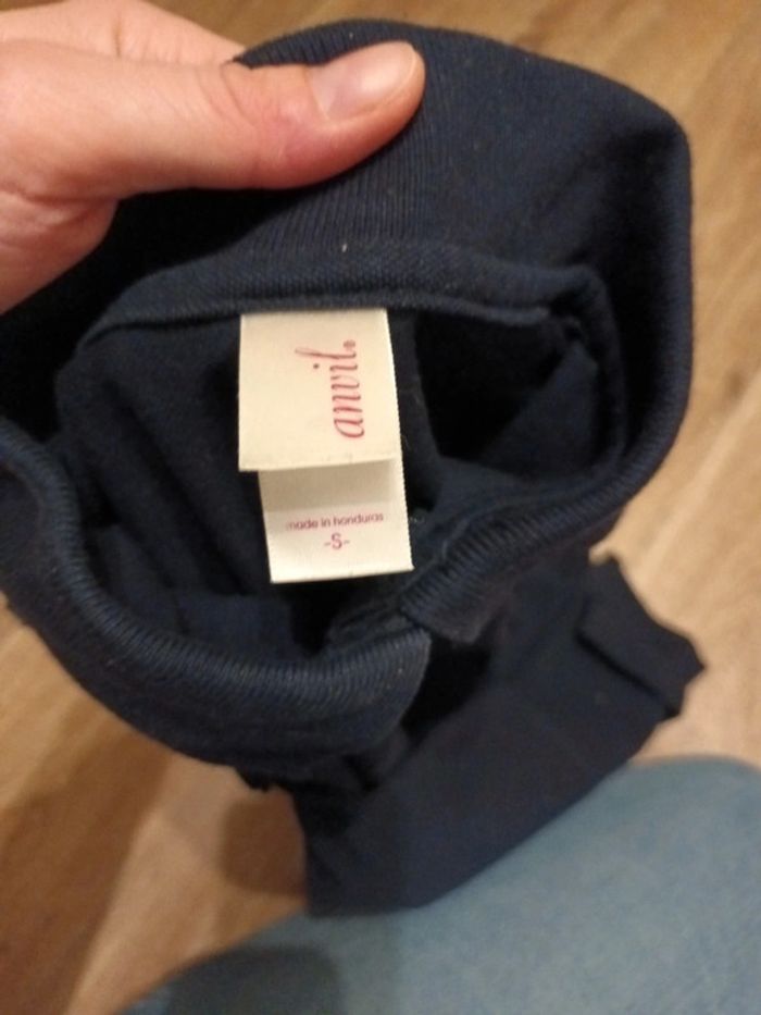 Polo femme bleu marine - photo numéro 3