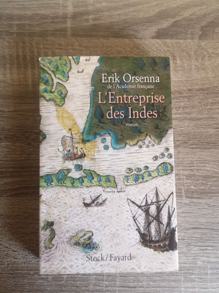 Livre broché historique L'entreprise des Indes de Erik Orsenna