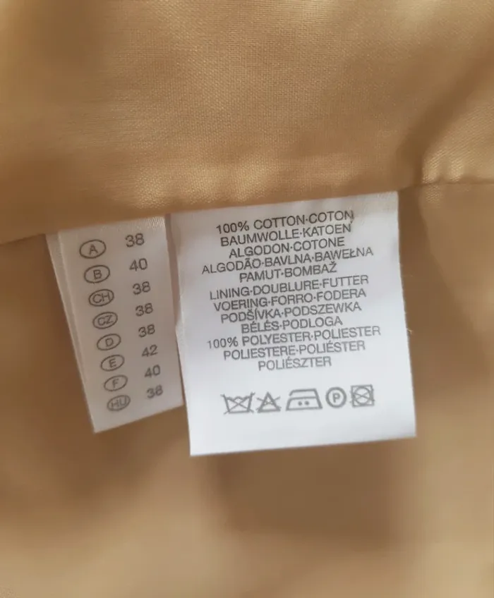 Veste femme beige 40 / L - photo numéro 7