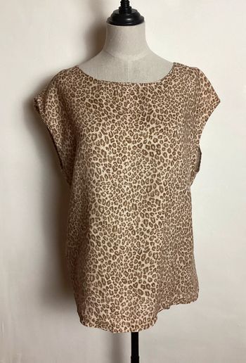 Blouse beige et marron Kookaï 40