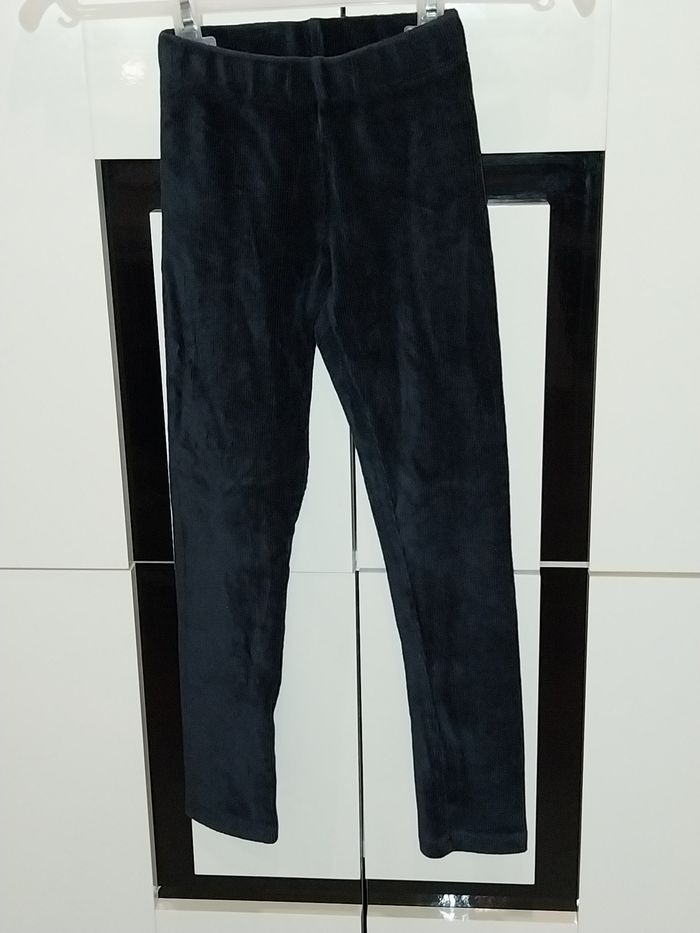 Leggins fille Orchestra  velours noir