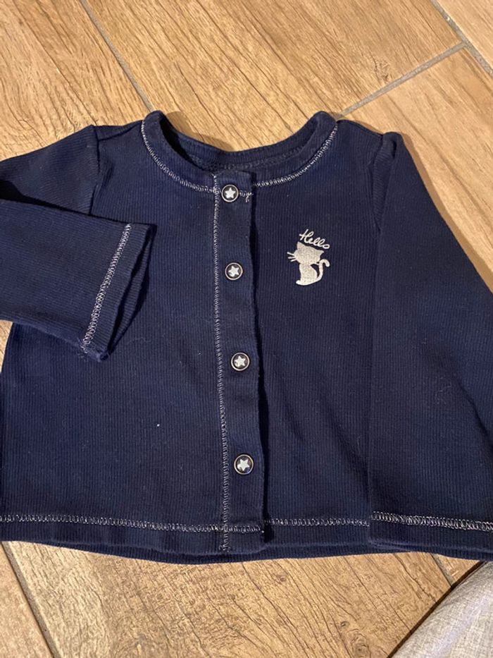 Ensemble robe et gilet 12 mois - photo numéro 6