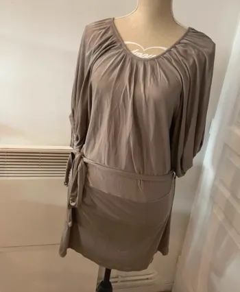 Paul & joe sister blouse tunique grise satinée Femme taille 40