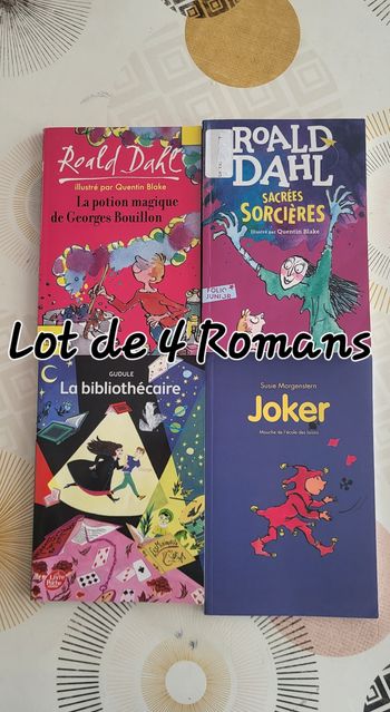 Sacrées sorcières & La potion magique de dahl-La bibliothécaire de Gudule-Joker de S. Morgenstern