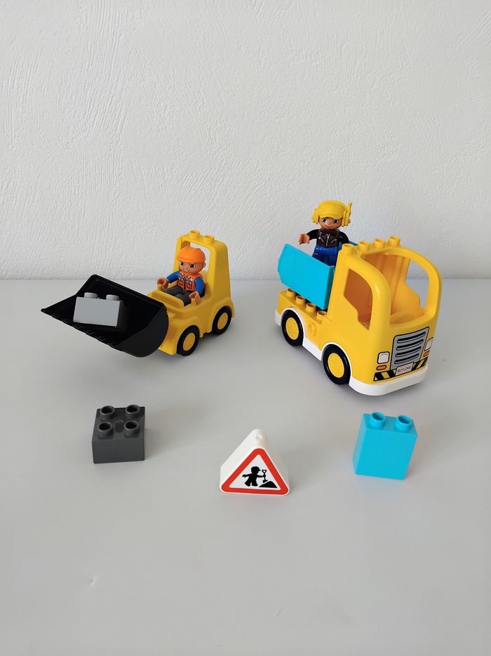 DUPLO Briques Camion et Pelleteuse de Chantier 🚧 - photo numéro 4