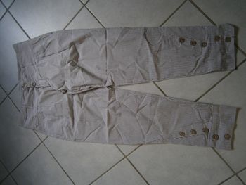 Pantalon à pinces beige Taille 44