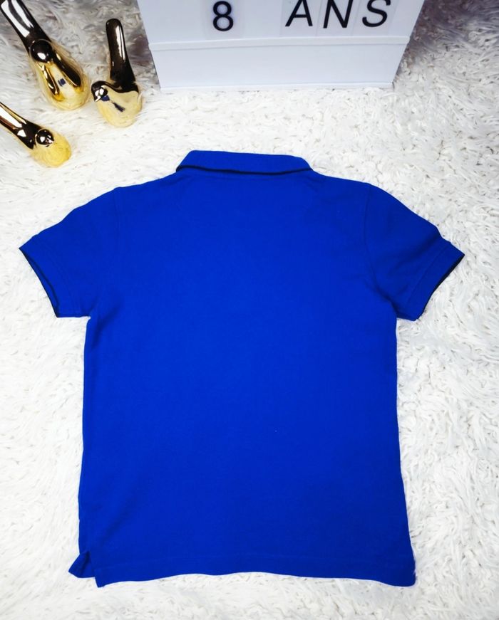 Polo manches courtes bleu royal Garçon taille 8 ans marque TAO 🎸 - photo numéro 8