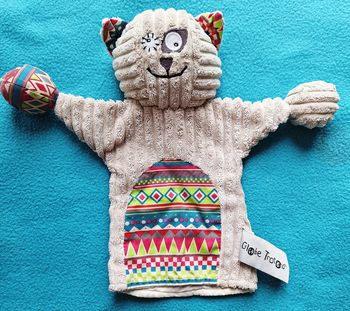 MARIONNETTE CHAT MABOUL - GLOBE TROTOYS