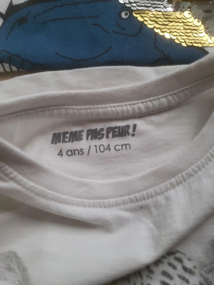 Lot t-shirts Même Pas Peur - photo numéro 3