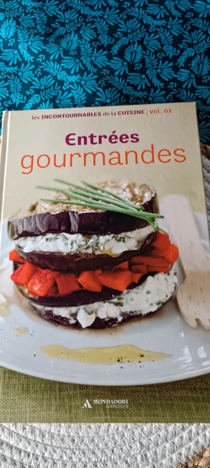 Livre entrée gourmandes