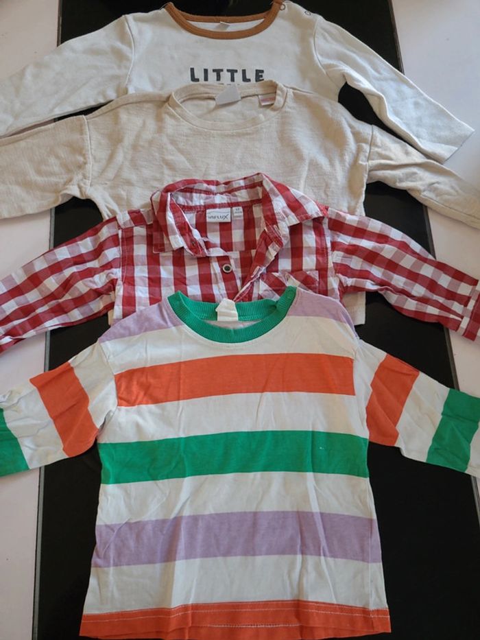 Lot Tee-shirt manche longue