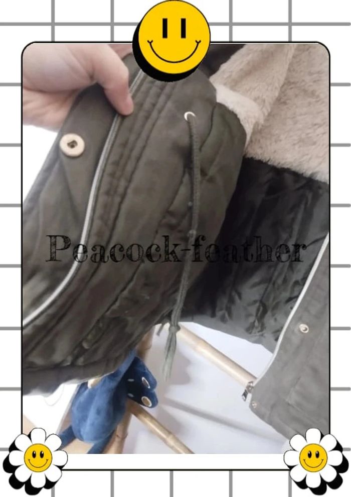 Manteau kaki Kiabi 40/42 - photo numéro 8