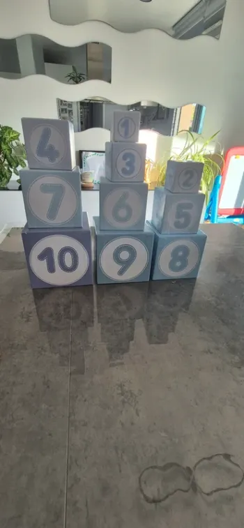 Boite empilables multiface pour enfants