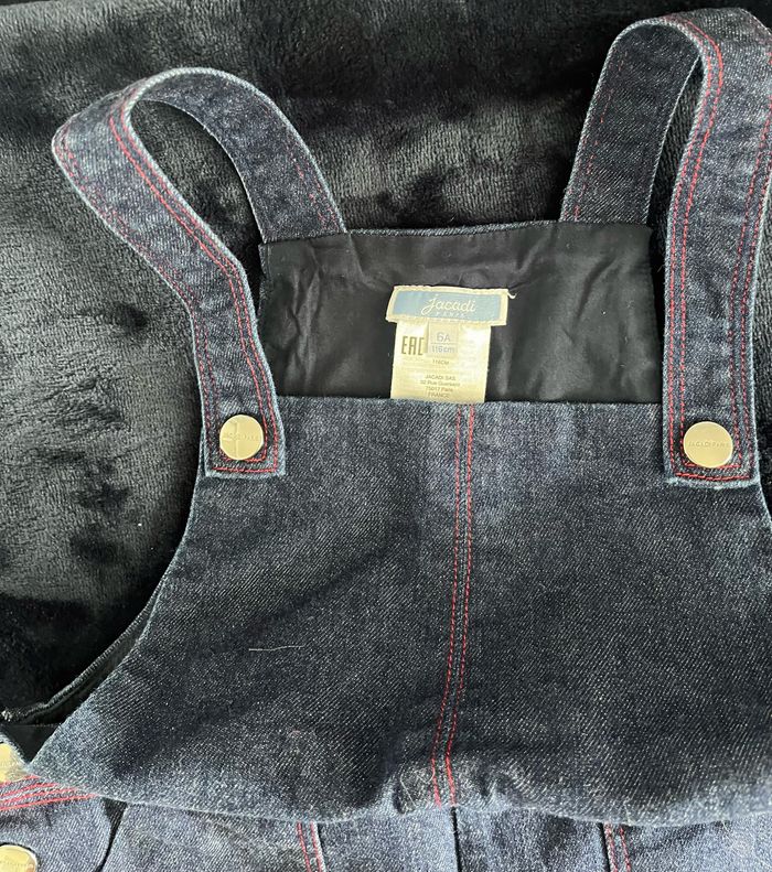 Salopette en denim Jacadi 6 ans - photo numéro 3