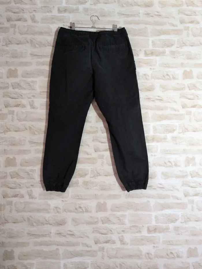 Pantalon style jogger noir homme Denimco – Taille M - photo numéro 2