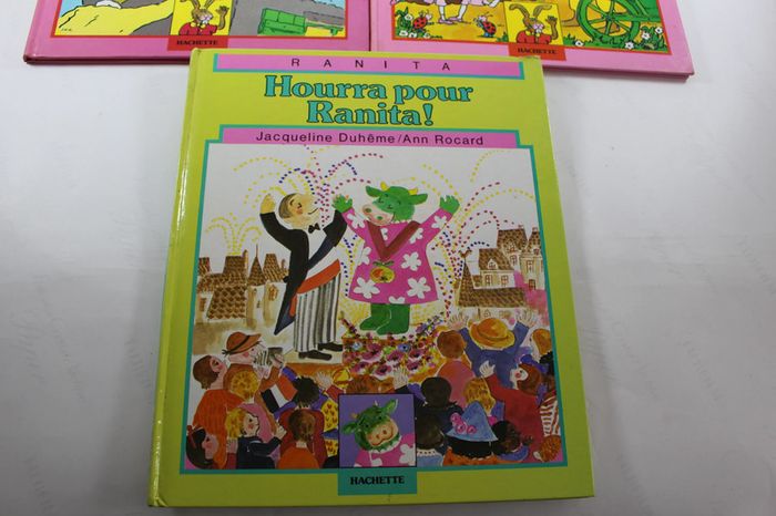 Hachette 1979 5 livres anciens Jojo Lapin, Celestine et Ranita - photo numéro 4