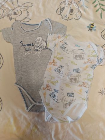 Lot de bodys dumbo Disney