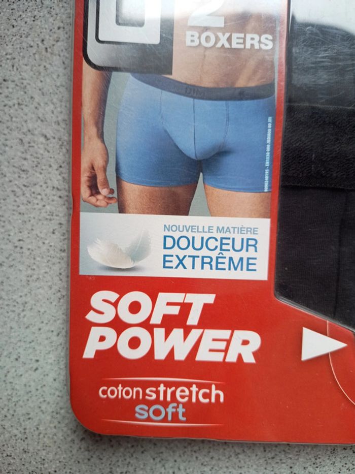 Boxers dim soft power taille M coloris noir - photo numéro 3