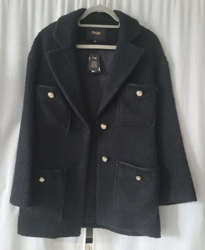 Manteau Maje taille 40 noire