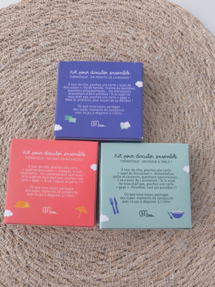 Lot De 3 Jeux De Cartes Mac Donald's "Kit Pour Discuter Ensemble" - photo numéro 2