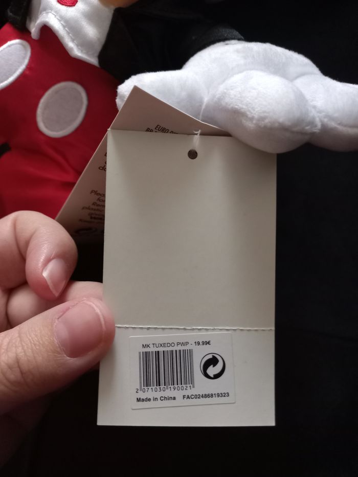 Peluche Mickey Mouse - photo numéro 4