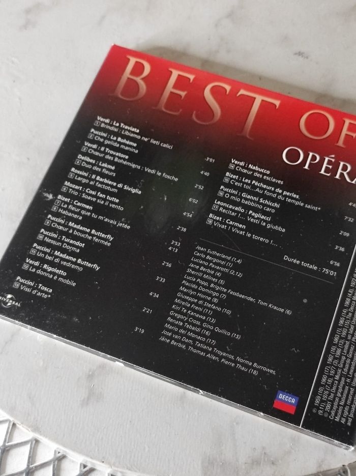 CD Best of opera n°41 - photo numéro 3