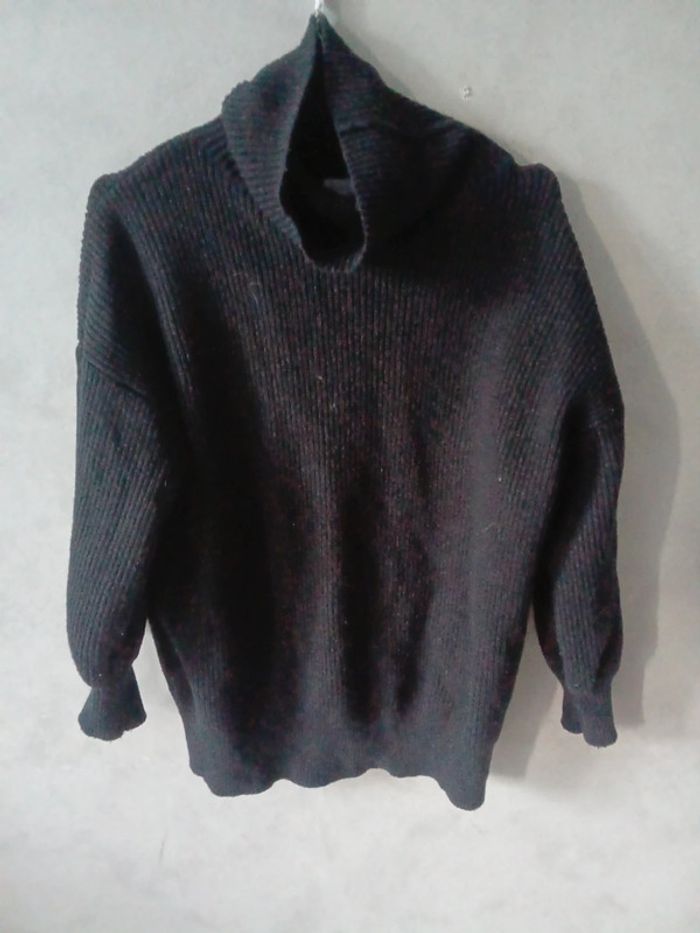 Gros pull col rouler
