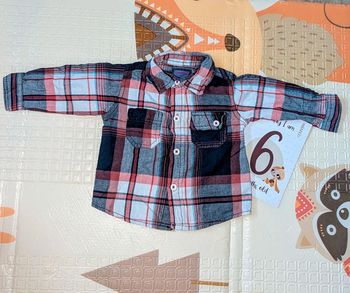 Chemise à manches longues légère 6 mois