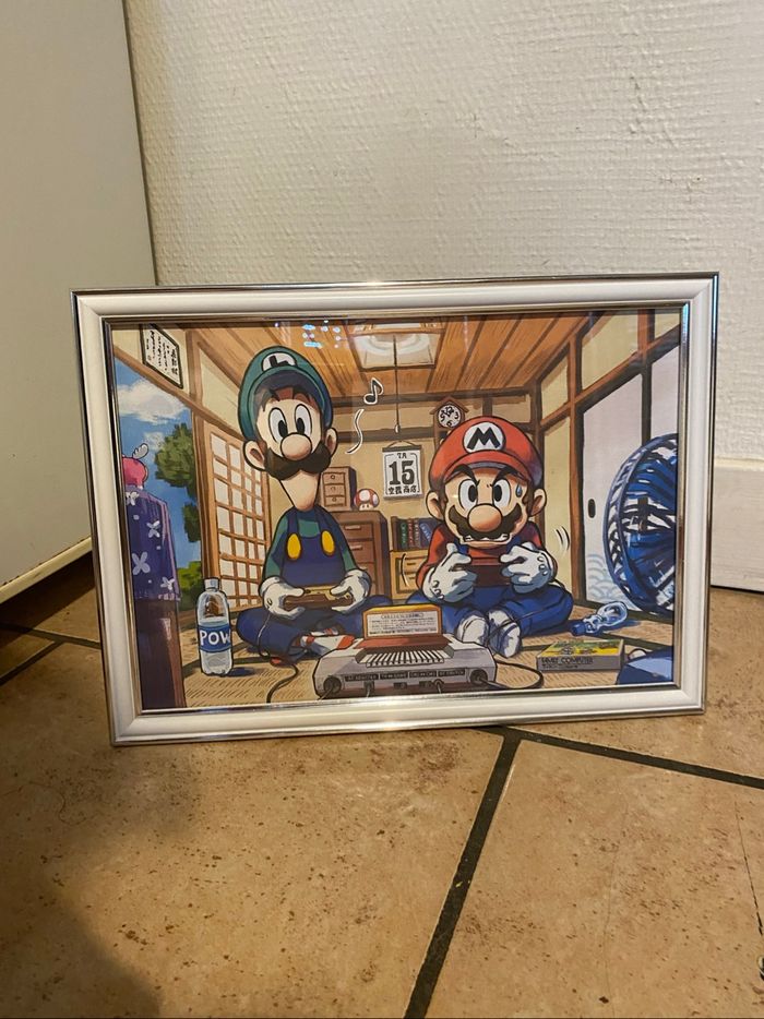 Cadre mario luigi